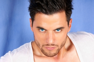 Gabriel, Blue eyes.